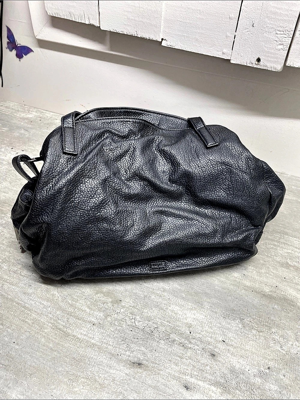 COLLAB Shoulder Bag in Black
